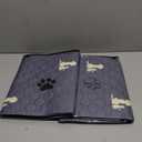 WanpeeGoo Washable Pee Pads for Dogs Mat, 2 Pack Absorbent Reusable Training Dog Pads Pet Puppy Pads, Non-Slip Potty Pads for Whelping, Playpen, Crate, Bed, Grey 24"x36" (Gray)