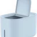 Zuutii Rice Storage Container 11lbs,Food Container, Dry Food Storage, 7.2lbs Pet Food Dispenser, Large Storage Bin with Lid,Silicone Ring & Moisture Proof (Light Blue)