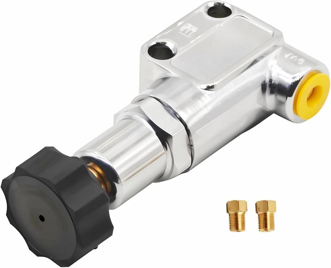 Nakkaa 260-8419 Steel/Copper Knob Adjustable Brake Proportioning Valve 1/8"-27 NPT Outlet Replace 260-12627
