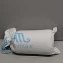 AM AEROMAX Travel Contour Memory Foam Pillow, Cervical Pillow for Neck Pain Relief, Neck Orthopedic Sleeping Pillows for Side, Back and Stomach Sleepers. (Travel - 12Lx11Wx(5"-4")H, Blue - Firm)