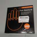 Finger Gesture Light, Funny Led Hand Sign with Remote, Glowgesture for Car Truck - Ideal Gifted Car Accessories, Truck Accessories (FGL-240Z) (Man-Medium)