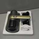 PATO Mattress Vacuum Cleaner, Wireless Handheld Bed Vacuum Cleaner with UV-C Light, HEPA Filter and Ultrasonic Vibration, 12KPa, Suitable for Beds, Sofas, Car Seats, Carpets (Golden)