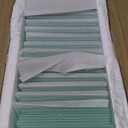 Peel and Stick Glass Subway Tiles 3 x 6 Inch Glass Tiles for Backsplash, Kitchen Bathroom Backsplash Wall, Light Green Pack of 40 Pieces, 5sq.ft