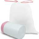 O2frepak 8 Gallon Drawstring Tall Kitchen Trash Bags,Clean Fresh Scent and Heavy Duty Garbage Bags(100 Count,50x60cm)