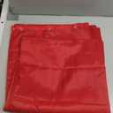 N&Y HOME Fabric Shower Curtain or Liner with Magnets - Hotel Quality Red Shower Curtain for Bathroom, Machine Washable, Water Repellent - Red, 72x72