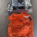 Modern LED 6 Drawer Dresser for Bedroom, White Large Chest of Drawers with Hidden Handles, Long Double Wooden Dresser Closet for Living Room, Entryway, Hallway - White (15.9"D x 47.2"W x 29.7"H (6 Drawers))