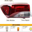 LH Halogen Outer Tail light Assembly Fit for 2021-2025 Chevy Trailblazer L/LS/LT Chevrolet Rear Lamp Left Driver Side With Bulbs GM2804147 42825751