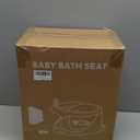Baby Bath Seat for Babies 6 Months & Up - Bathtub Seats for Babies Sitting Up with Rinse Cup, Non-Slip, Comfortable, Infant Bath Essentials, Gray (Grey)