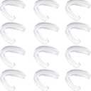 BBTO 20 Pieces Sports Mouth Guard Boxing Mouth Protection Athletic Mouthpiece for Football Basketball Hockey Karate Rugby Match(Transparent Color,Adult (11 yrs & Above)