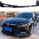 Front Bumper Lip Compatible with 2018-2020 Honda Accord, ACR JDM Style 5Pcs Air Dam Spoiler Splitter Fit for EX EX-L LX SE Sport Touring Hybrid, Protection Body Kit (Glossy Black)