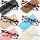 NOVIVON 6 Pack Reading Glasses for Women, Reading glasses men, Blue Light Blocking Readers, Computer eye glasses, Cheaters