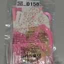 Pink Baby Shower Decorations for Girl,Welcome Baby Balloon Banner with Coquette Pink White Bow Balloons Fringe Curtains Paper Pom Poms for Baby Shower Gender Reveal Party Supplies