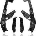 Front Headlight and Bumper Bracket Mount Support Retainer Kit Fits Civic 2012-2015, Left and Right, Replaces 71190-TR0-A00, 71140-TR0-A00