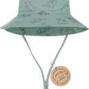 Baby Sun Hat UPF 50+ Sun Protective Toddler Bucket Hat Summer Kids Beach Hats Wide Brim Outdoor Play Hat for Boys Girls