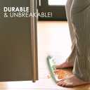 2 x 9" Portion Control Plate - Divided Dinner Plate with Dividers for Adults & Kids - BPA Free, Wheat Straw & PP Construction, Modern Style, Microwave, Dishwasher & Freezer Safe (Pack of 1, Mint Green)