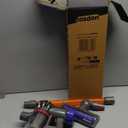 Casdon Dyson Cordless Vacuum Interactive & Officially Licensed Toy Dyson Vacuum For Children Aged 3+ Realistic Role-Play Fun, Purple and Orange