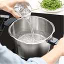 Fissler Vitaquick Premium Pressure Cooker, 8.5 Quart with Steamer Insert and Tripod