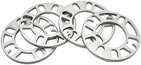 GoldenSunny 8mm Universal Wheel Spacers Adapters Fit Most 4 & 5 Lug Vehicle, PCD from 98mm to 120mm, 4x100 4x108 4x110 4x112 4x114.3 4x120 4x4.5 5x100 5x108 5x110 5x112 5x114.3 5x120 5x4.5