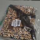 Women Canvas Tote Bag With Pockets Crossbody Bags Casual Hobo Messenger Bag Shoulder Bag Handbag for Women (Brown Leopard)