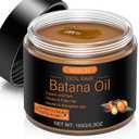 Raw Batana Oil for Hair Growth, 100% Natural Pure Botana Oil Paste from Honduras, Unrefined Organic Batana Hair Mask for Prevent Hair-Loss, Enhances Thickness for Men & Women 5.3 oz