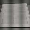 12" X 12" Aluminum Return Filter Grille for 1" Filter - Easy Airflow - Linear Bar Grilles [Outer Dimensions: 14.5"w X 14.5"h]
