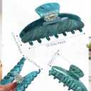 HAIMEIKANG Large Acrylic Hair Claw Clips - Strong Hold Non-Slip Stylish Hair Accessories for Women & Girls' Thick & Thin Hair