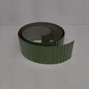 Metal Garden Edging Border, Corrugated Steel Landscaping, DIY for Lawn (Green, 6 Inch x 10FT)