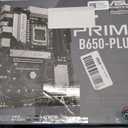 ASUS Prime B650-PLUS AMD B650 AM5 Ryzen Desktop 9000 8000 and 7000 ATX Motherboard, DDR5, PCIe 5.0 M.2, 2.5Gb LAN, DP, HDMI, SATA 6Gbps, USB 3.2 Gen 2 & 1 Type-C, BIOS Flashback, USB4 Support