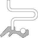 National 710498 Wheel Seal for Ram 1500