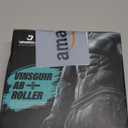 VINSGUIR Ab Roller Wheel, Abs & Core Workout Equipment for Home Gym with Knee Pad Accessories, Abdominal Wheel for Full-body Strength Training (Red And Black)