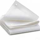 90% White Shade Cloth, 6.6 x 10 FT Sun Shade Sails for Patio, Garden, Greenhouse, Plant, Chicken Coop, Dog Kennel, Backyard, Balcony