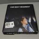 zorunowa Car Headrest Pillow, Thickened Memory Foam Road Pal Headrest, Neck Support Pillow, 180 Adjustable Car Headrest, U- Shaped Design, Travel Car Sleeping,Suitable for Kids and Adults (Black)