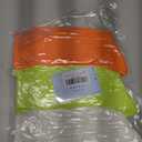 Women's Neon Scrunch Crew Socks 80s 90s Retro 3-Pack Cotton Stacked Boot Calf Cozy Ribbed Slouchy Socks Size 5-10 (1-white/Neon Green/Neon Orange)