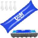 UQM Extra Large Thick Pool Pillow for Above Ground Pools, 4x15 Ft Pool Pillow for Closing Winter, 0.4mm Thicked Winter Pool Pillows Pool Closing Kit Winterizing Kit for Above Ground 4x20ft Rope