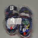 Disney Kids Cars Toy Story Mickey Spiderman Sonic Sandal LED Light Up Slides, 4 Big Kid, Blue/Red