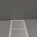 HVAC Premium 14'' x 8'' [Duct Opening] Flat Stamped Steel Return Air Grille - Sidewall and Ceiling - HVAC Vent Duct Cover - White [Outer Dimensions: 15.75''w X 9.75''h]