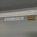 DEZ FURNISHINGS Cordless 1" Mini Blind with Flexible Slats, 27" W x 64" H, Pearl White