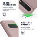 kwmobile Case Compatible with Google Pixel 7 Case - TPU Silicone Phone Cover with Soft Finish - Nude Lilac