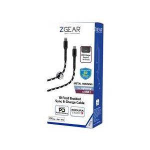 10 Foot Braided Synk & Change Cable