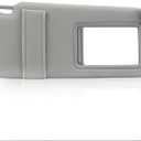 TadaMark Right Passenger Side Sun Visor Fit for Toyota Camry 2007 2008 2009 2010 2011 Gray Without Sunroof & Light Replace # 74310-06750-E0 Grey