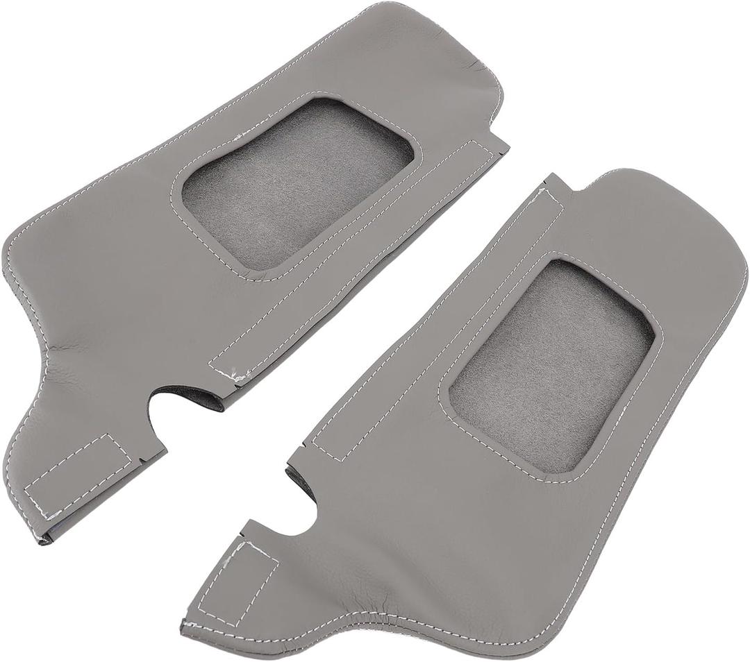 Aramox Sun Visor Cover Protector, PU Leather Sunvisor Skin, Left and Right Pair for 1994 to 2004