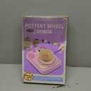 Pottery Wheel for Kids, Girls Arts and Crafts Toys for Kids Ages 8-12,Pottery Craft Kit with 3 Pack Air-Dry Clay, Art Supplies for Kids Toys Girls Birthday Gift for 6 7 8 9 10 11 12+ (Pink)