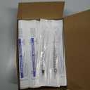 50 Pcs 1ml Syringes with Caps Oral Dispenser Individually Sterile Warpped for Medicine Dropper, Colostrum Collect Feeding Pets, Liquid