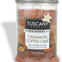 Tuscany Candle Cinnamon Coffee Cake Long-Lasting Scented Jar Candle, 18 oz