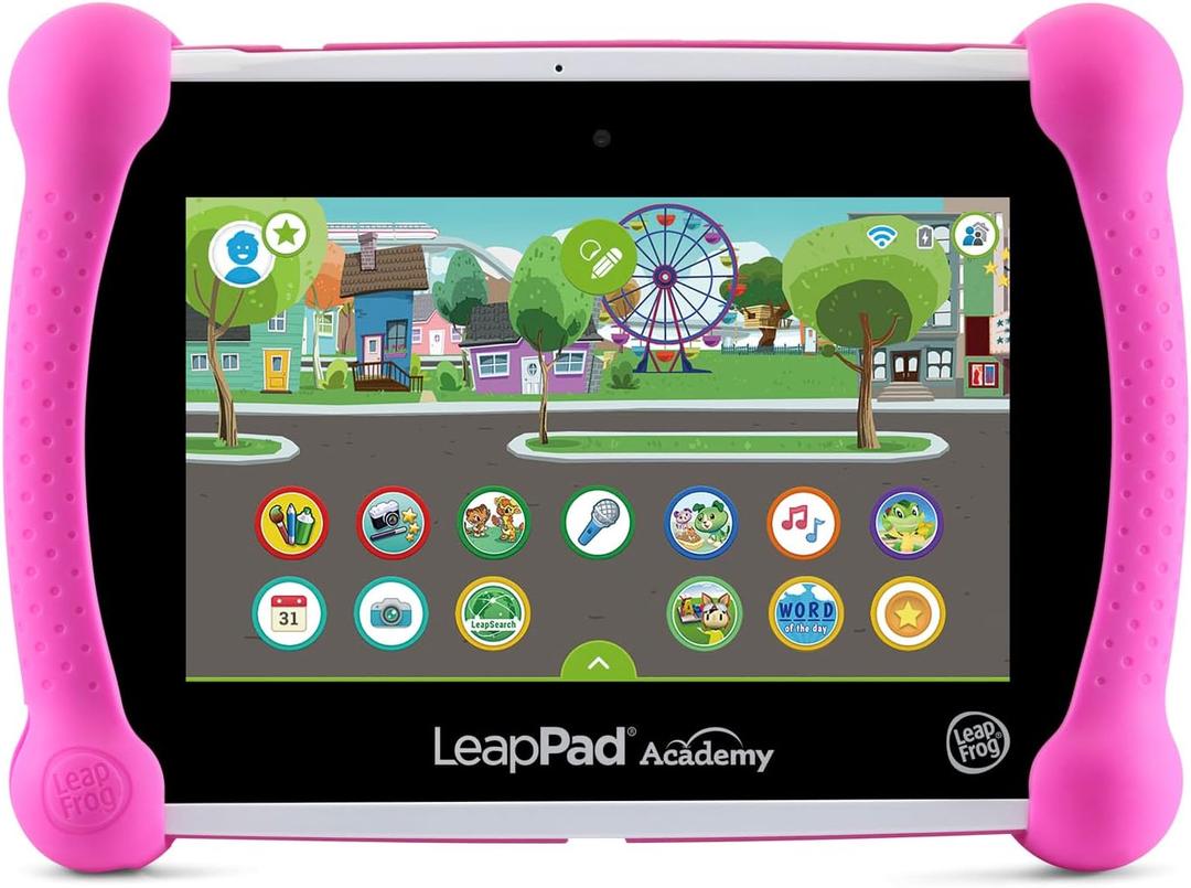 LeapFrog LeapPad Academy Kids Learning Tablet, Pink