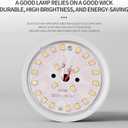 2 x Rechargeable Emergency LED Bulb, with 1200mAh Backup Battery, Standard E26/27 Base, Suitable for Indoor and Outdoor Use, White Light, 4 Pieces