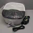 RIGHTMELL Foot Spa Bath Massager with Heat, Epsom Salt,Bubbles, Vibration and Red Light, Tub for Stress Relief,Foot Soaker, Christmas Gifts Birthday Gifts for Mom Dad Women Men Her Him (Black/White)