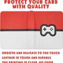 Trading Card Binder 9 Pocket Pages Top Loading 900 Card Storage 3 Ring Design With Zipper Boy's Gift (Red, 900 cards)
