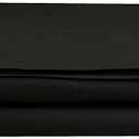Elegant Comfort Premium Hotel Quality 1-Piece Flat Sheet, Luxury and Softest 1500 Premium Hotel Quality Microfiber Bedding Flat Sheet, Wrinkle-Free, Stain-Resistant, King, Black