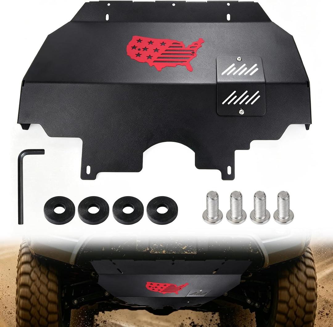 Engine Front Skid Plate for 2024-2025 Toyota Tacoma 2WD 4WD Gas
Fits 2024-2025 Toyota Tacoma 2WD 4WD gas SR SR5 TRD Sport TRD Off-Road Limited; oil drain access; bolt-on, no drilling